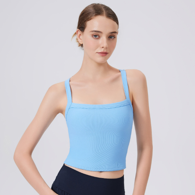 Ropa interior deportiva a prueba de golpes con tacto nude para mujer, chaleco de ejercicio con espalda descubierta, ropa de yoga push up para correr, sujetador de entrenamiento