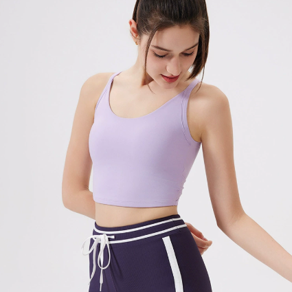Ropa interior de yoga Cloud Sense Knot Beauty Back para mujer, ropa interior de yoga a prueba de golpes, ropa exterior, sujetador para correr, chaleco de yoga para entrenamiento