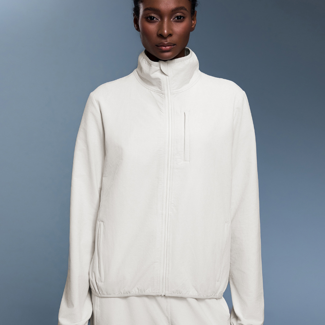 Outdoor Lightweight Waterproof Sports Long Sleeve Thin Fleece Thermal Stand Collar Windproof Casual Coat Women Autumn