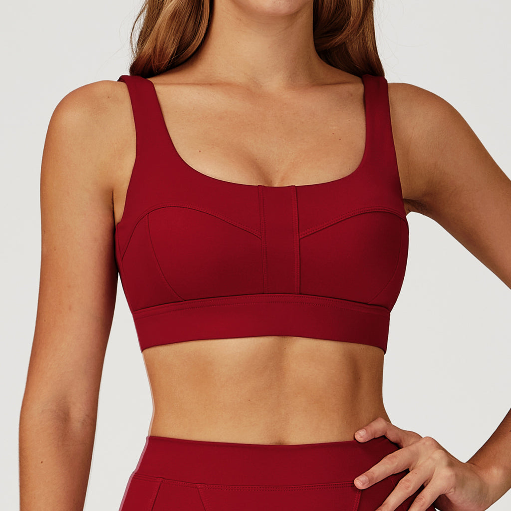 Sujetador de yoga con efecto piel desnuda, espalda recortada, moldeador, a prueba de golpes, ropa interior deportiva para correr al aire libre, entrenamiento, sujetador de yoga