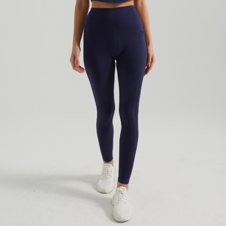 Pantalon de yoga court et long effet seconde peau pour femme, couleur pêche, taille haute, effet push-up, pantalon de sport gainant le ventre, pantalon de yoga près du corps pour femme