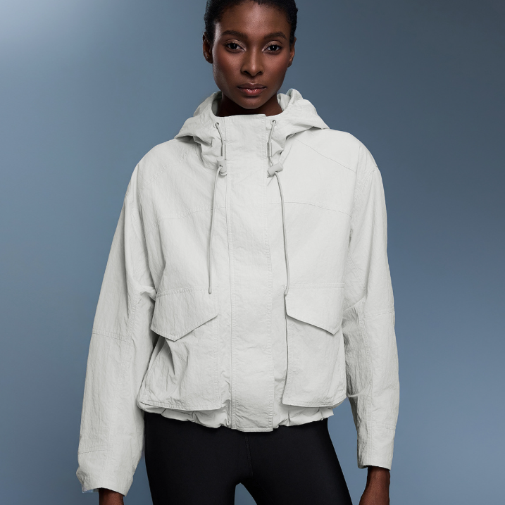 Light Outdoor Waterproof Hard Wearing Hooded Jacket Casual Loose All Match Windproof Short Trench Coat Jacket Women Autumn