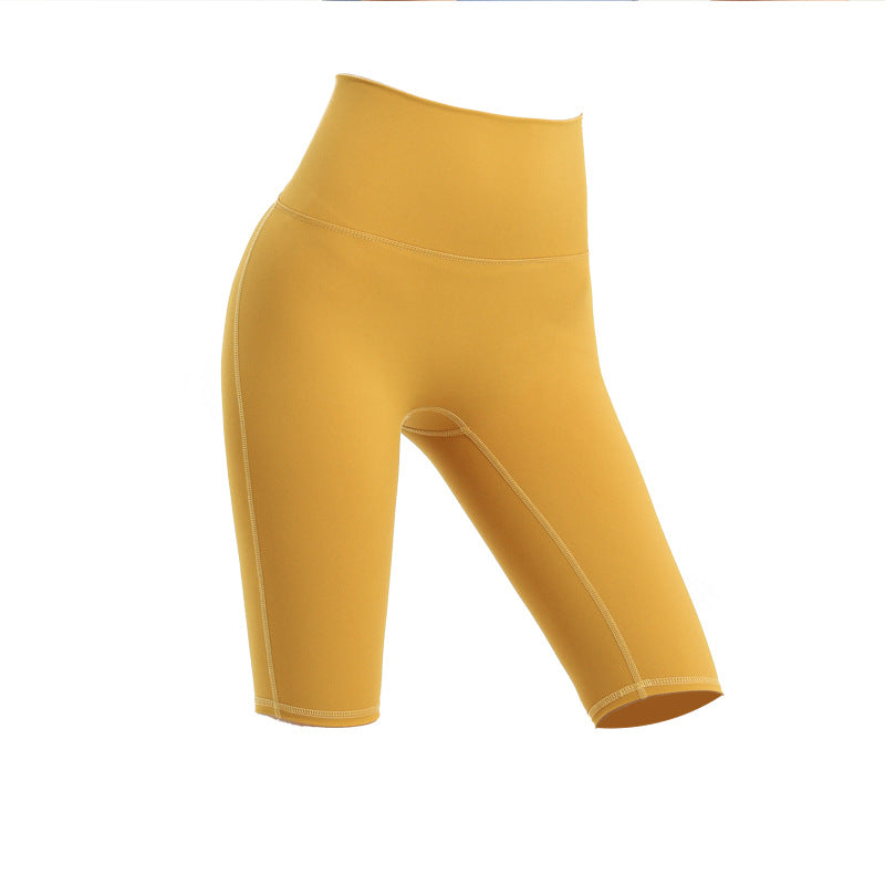 High Waist Hip Lift Yoga Pants Women Quick-Drying Breathable Stretch Dance Pants Sports Shorts
