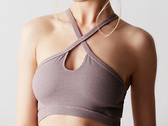 Soutien-gorge corset de sport sans coutures et sans armatures, idéal pour la course, le fitness et le yoga. Sous-vêtements à séchage rapide pour femmes.