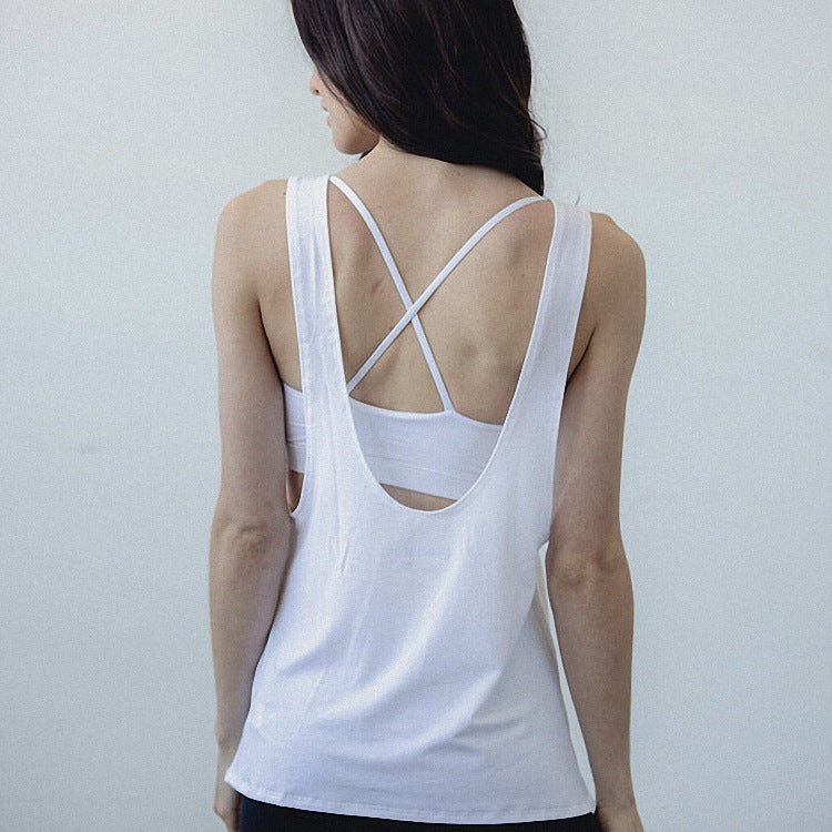 Women Athletic Vest Running Yoga Clothes Women Tops Lightweight Sweat Absorbing Workout Clothes