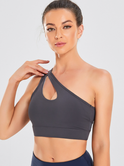 Sujetador deportivo de una pieza para mujer, sexy, de belleza, para yoga, a prueba de golpes y moldeador