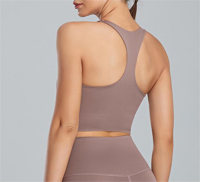Sujetador deportivo de talla grande para mujer, de alta resistencia, a prueba de golpes, para correr, yoga, hermoso chaleco, sujetador push up sin costuras para fitness.