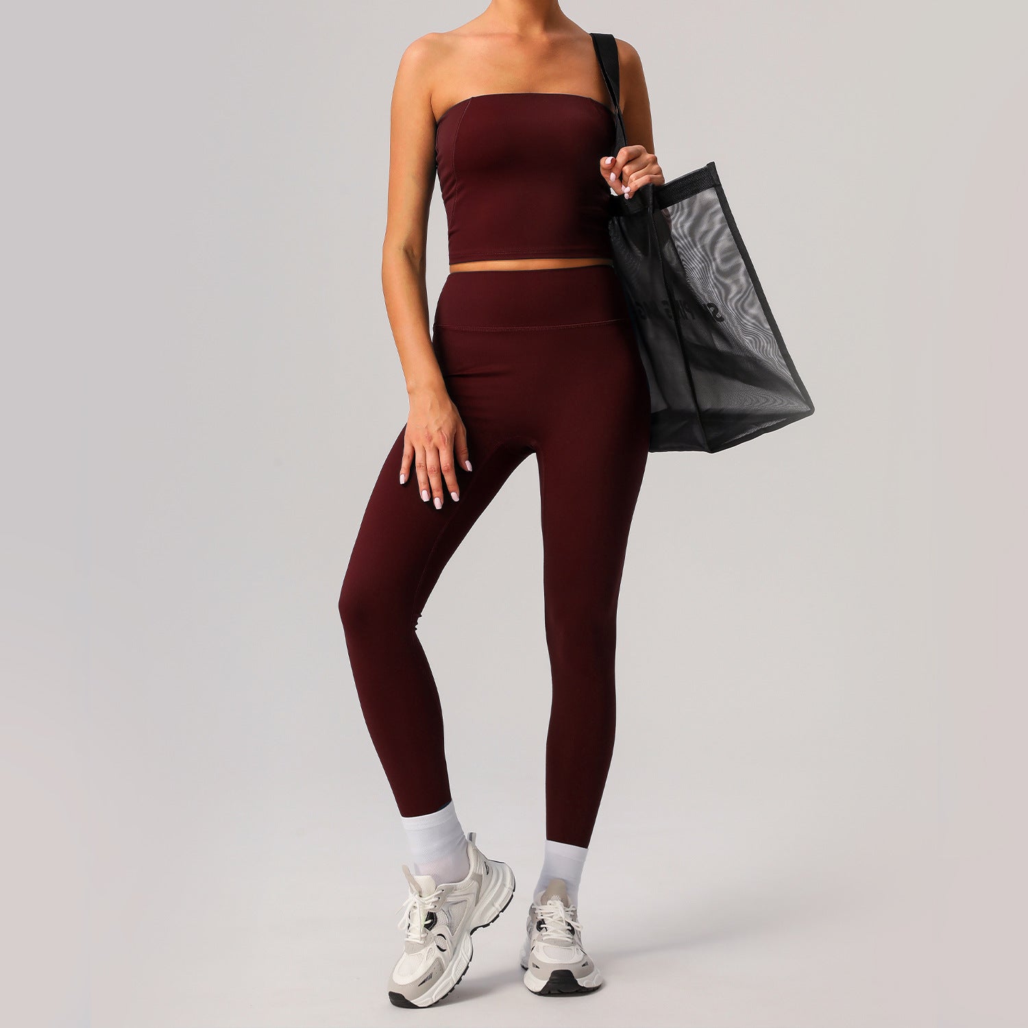 Vinegar Purple Chest-Wrapped Trousers