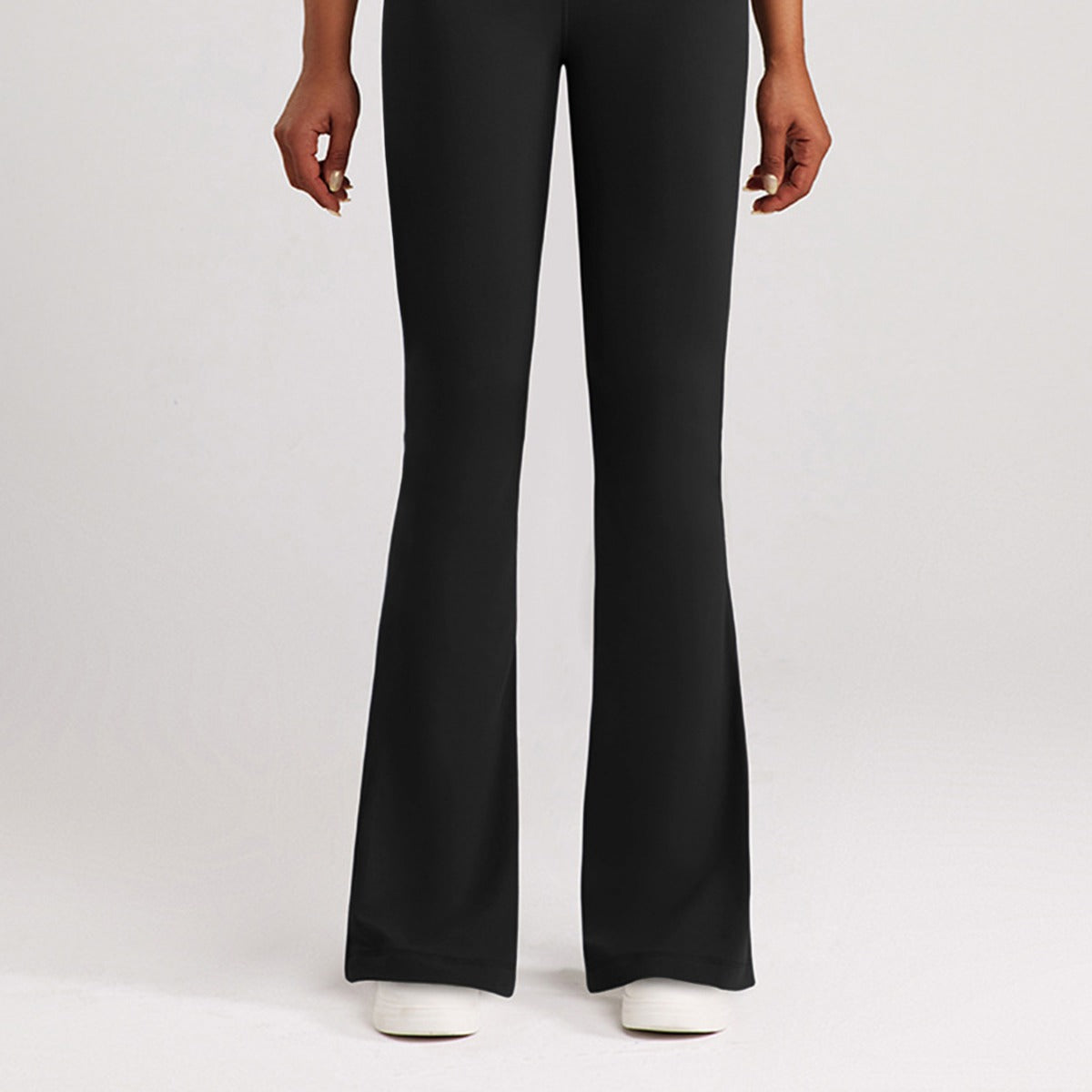 High Waist Micro Pull Yoga Pants Slimming Hip Raise Dance Pilates Tights Quick Drying Sports Fitness Bell Bottom Pants