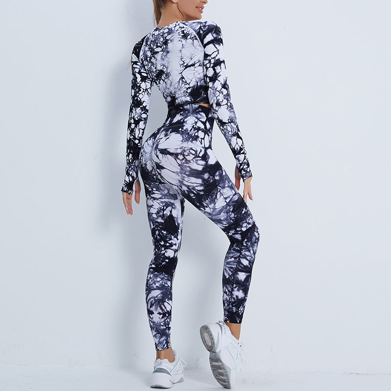 Black Long Sleeve Trousers Suit