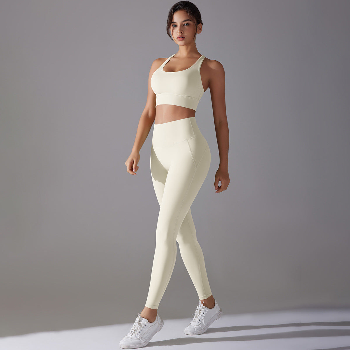 Pantalones deportivos para correr, fitness y yoga, con cintura alta y realce de cadera, ropa interior sin vergüenza