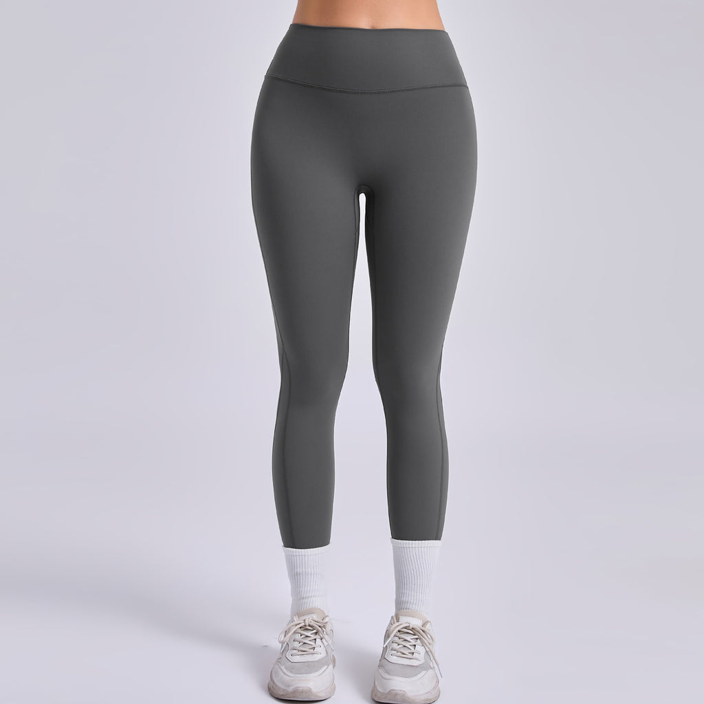 Outdoor Running Fitness Pants Hip Raise Yoga Pants Patchwork Knitting Tight High Waist Breathable Sports Yoga Pants