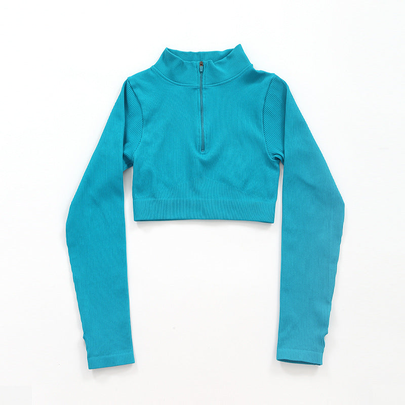 Green Nude Feel Yoga Long Sleeve]]