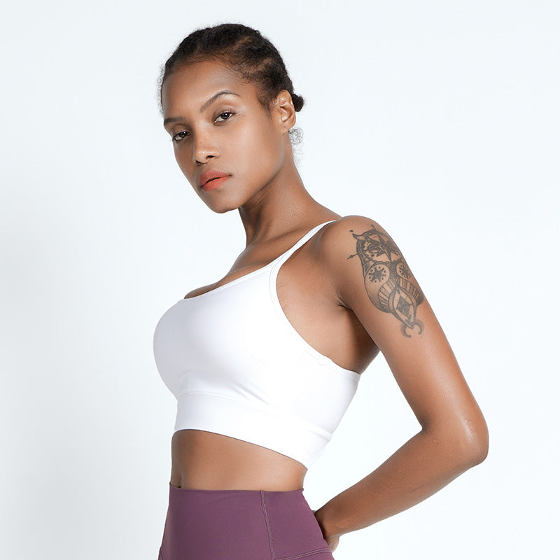 Sports Underwear for Women Spring Summer High Strength Beauty Back Fitness Vest Shaping Push up Yoga Bra Can Be Worn outside
