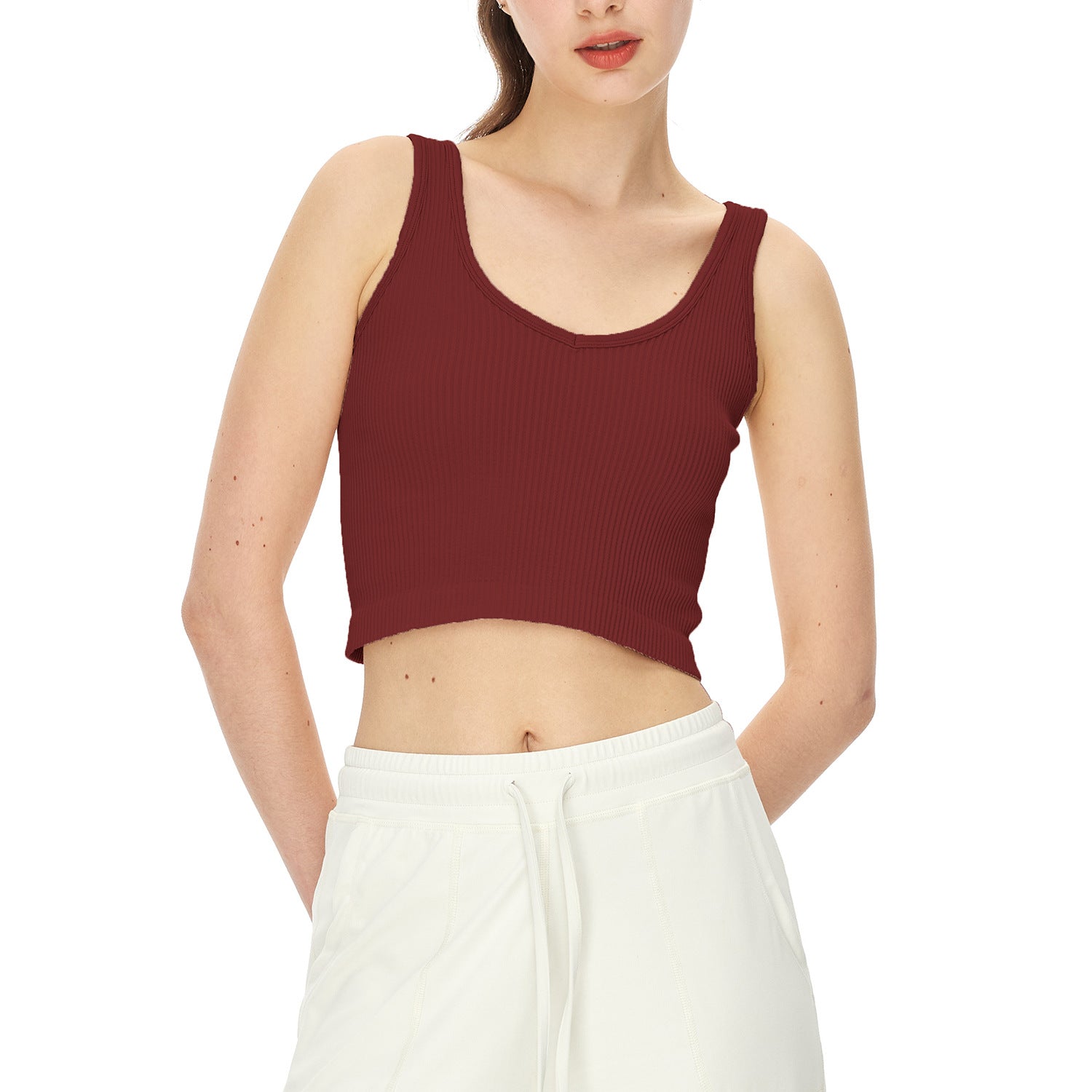 Dark Red without Chest Pad