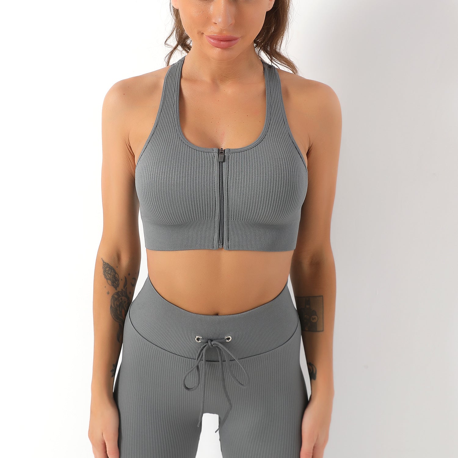 Gray Yoga Vest