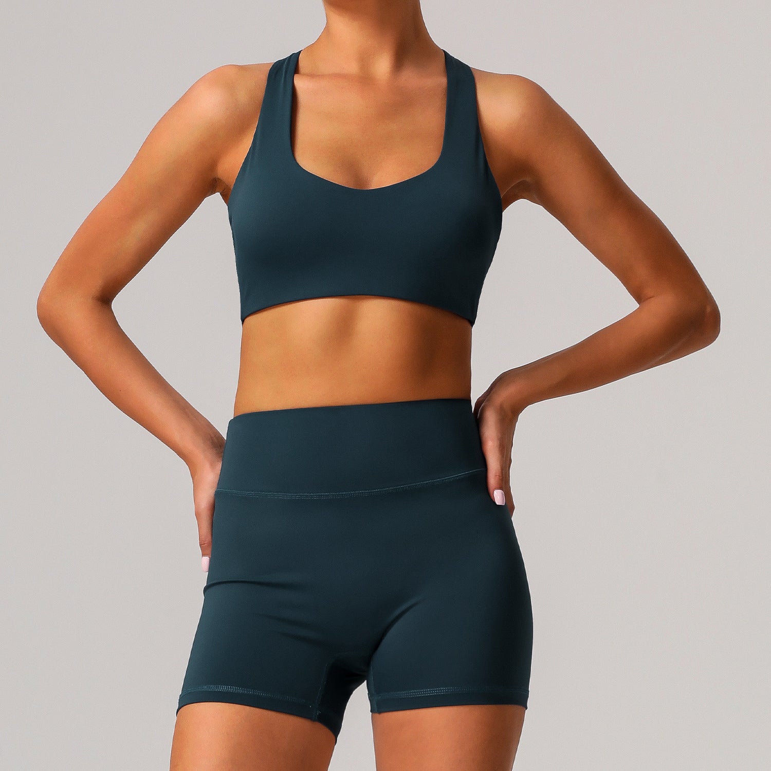 Dark Night Blue Bra Shorts