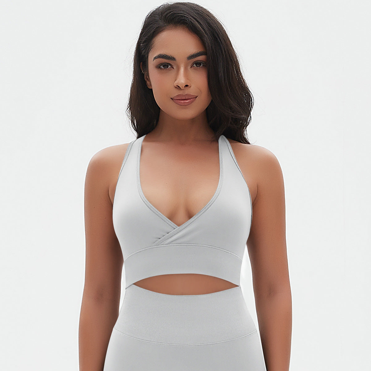 Cross Bra-Moonlight White