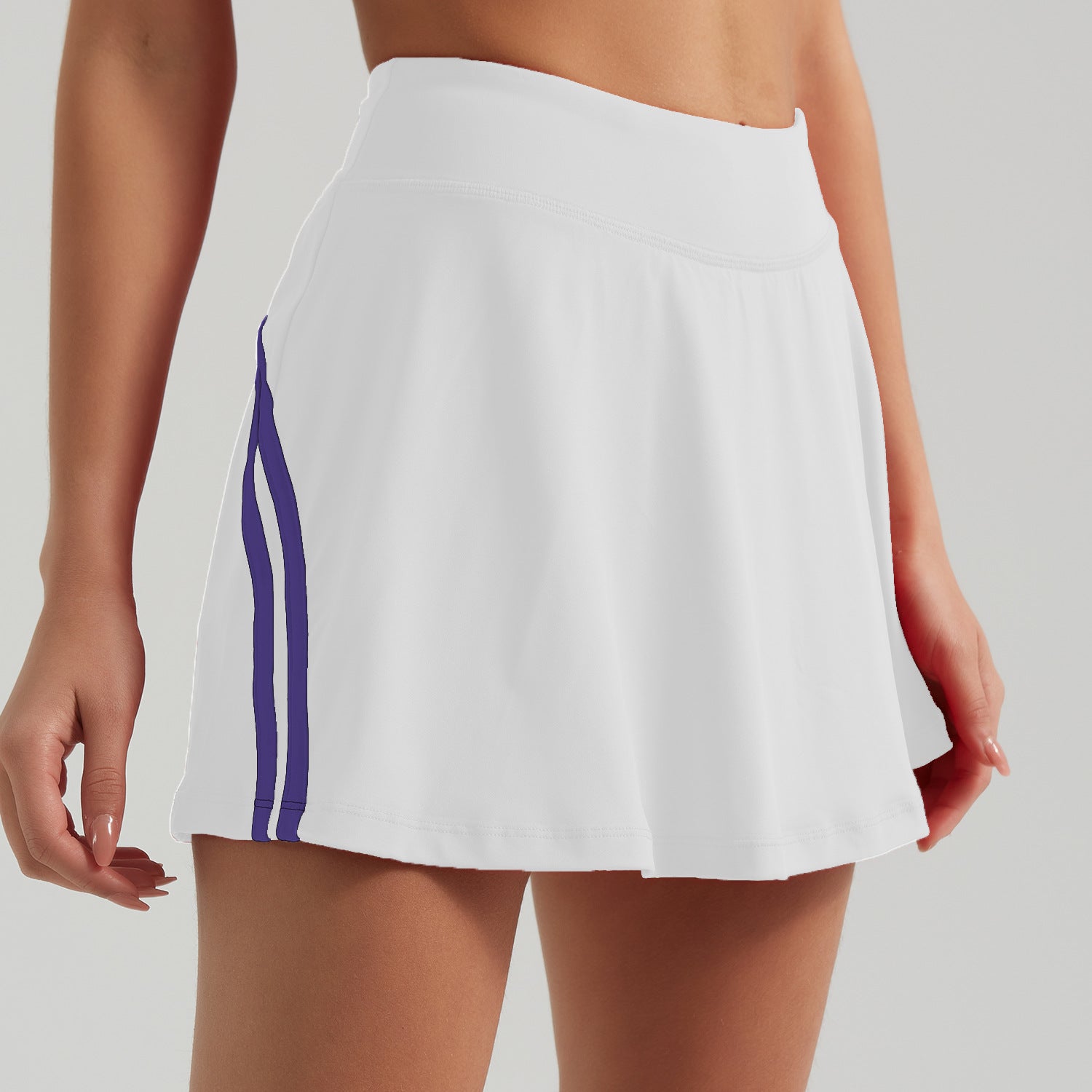 White Hit Blue Stripe Bottoms