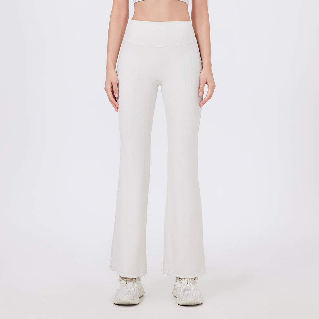 No Embarrassment Line Yoga Bell Bottom Pants Anti Curling Sports Wide Leg Pants Fitness Pants High Waist Hip Lift Dance Bootcut Trousers