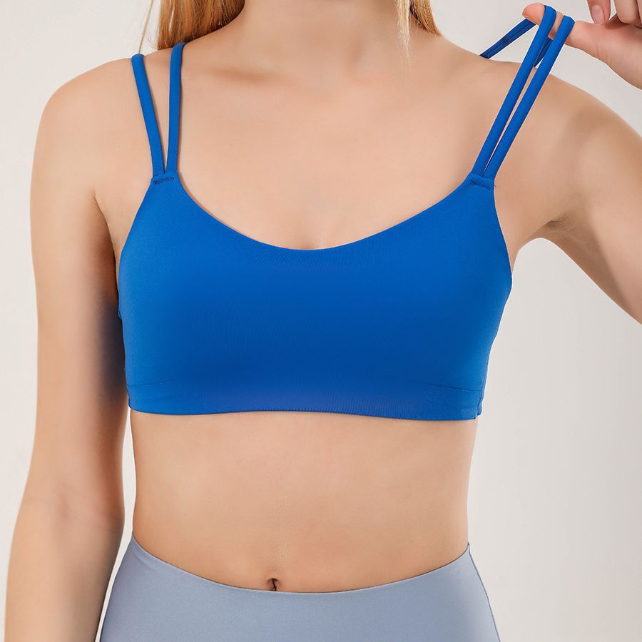 Breathable Quick-Drying Sports Underwear Women Seamless High Elastic Beauty Back Fitness Top Push up Nude Feel Yoga Bra