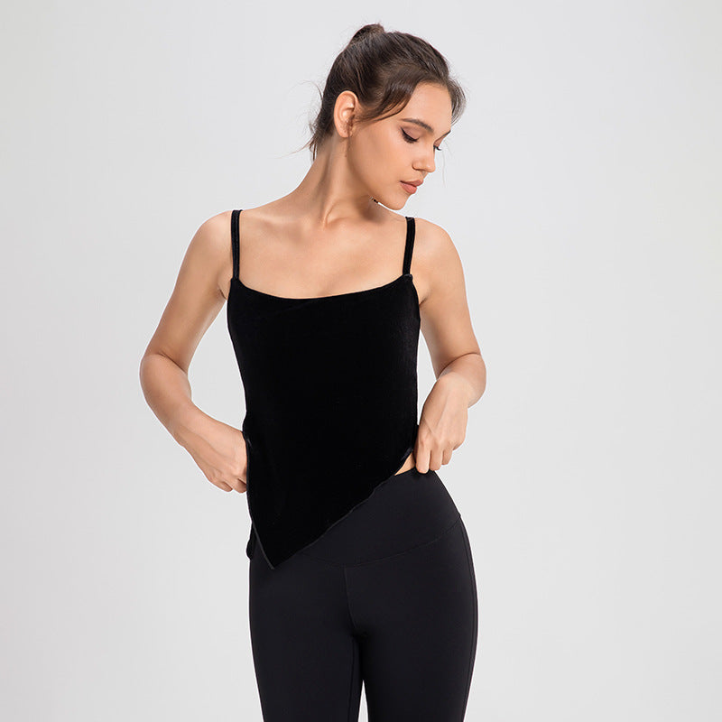 Sports Underwear Women Running Beauty Back Pilates Bra Fitness Velvet Bra Autumn Winter Vest Yoga Clothes