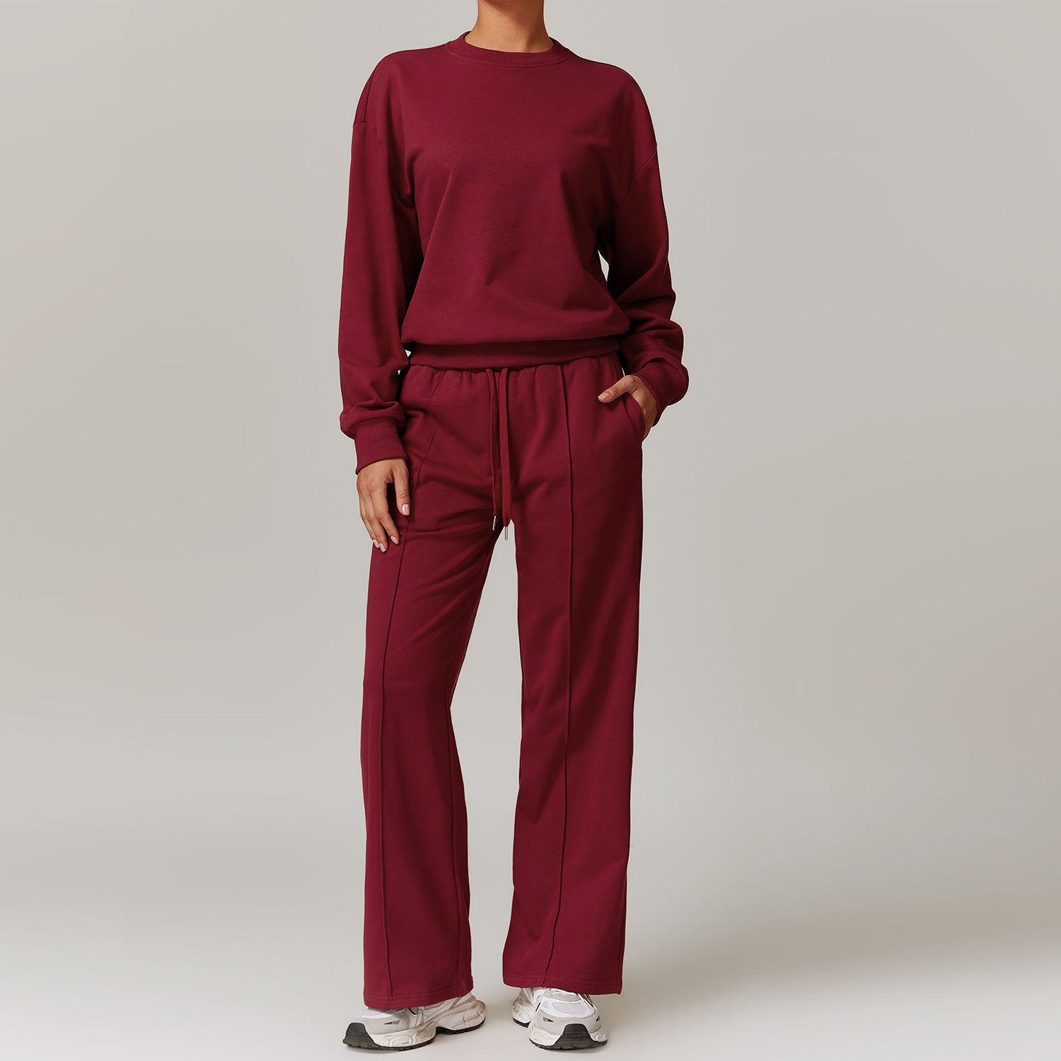 Sweater Sweatpants Cherry Red