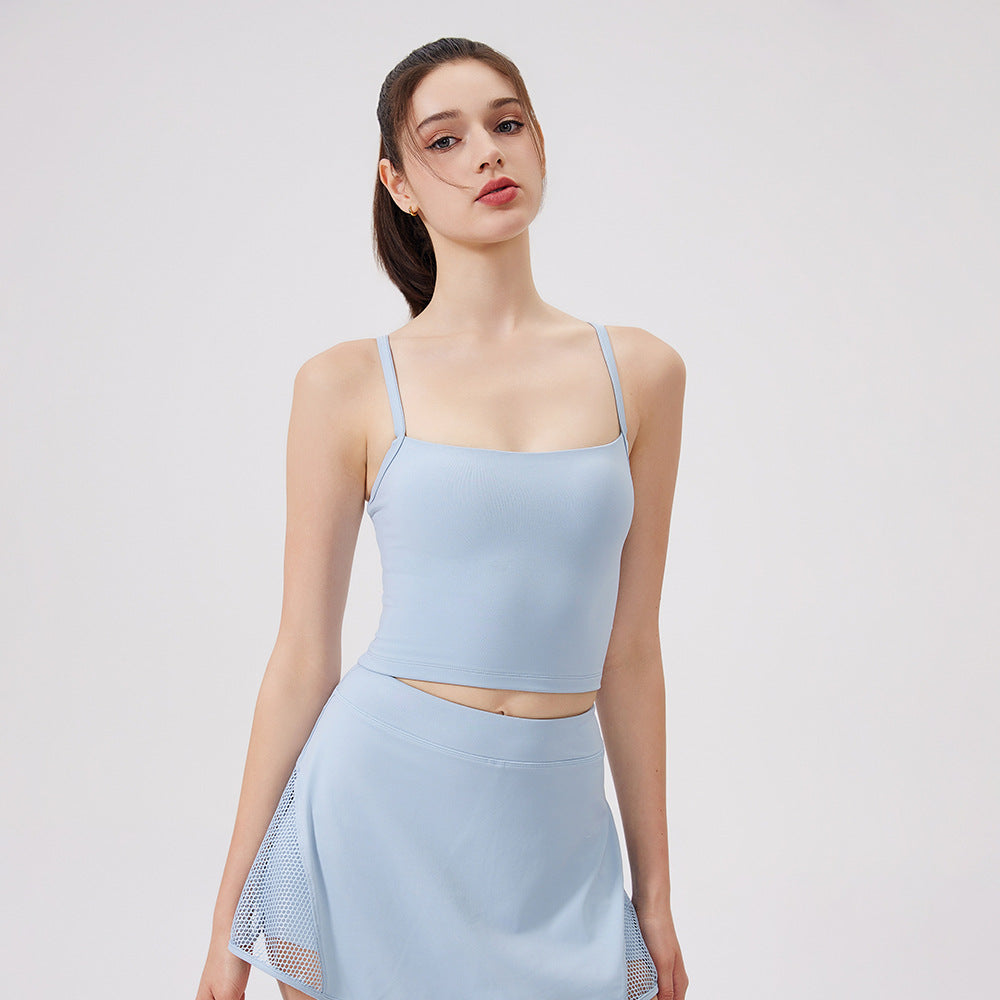 Ropa interior deportiva para mujer con diseño de mariposa en la nube y espalda a prueba de golpes, ropa de yoga, sujetador para correr al aire libre, chaleco de yoga para entrenamiento