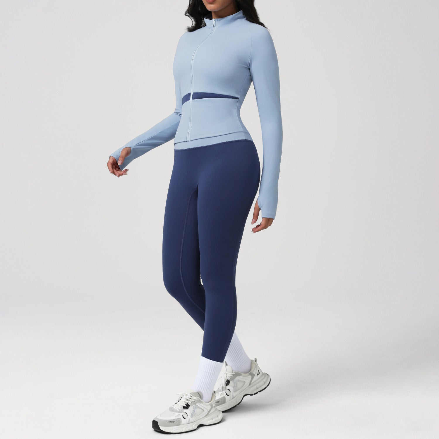 Blue Coat Cropped Pants