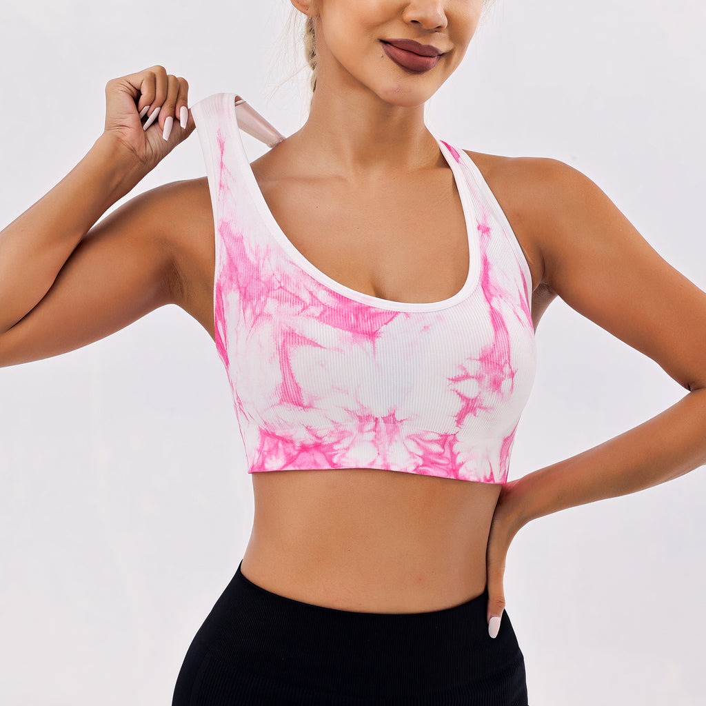 Quick Drying Breathable Sports Yoga Vest Running Shockproof Sports Underwear Workout Bra