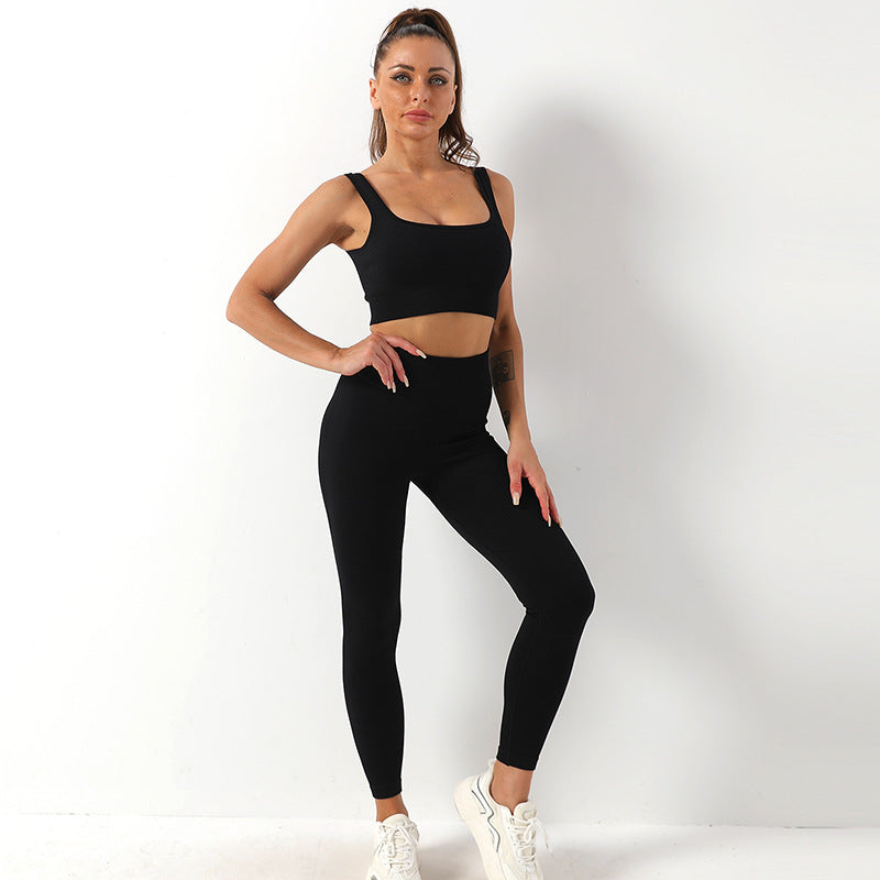 Black Strap Bra Trousers