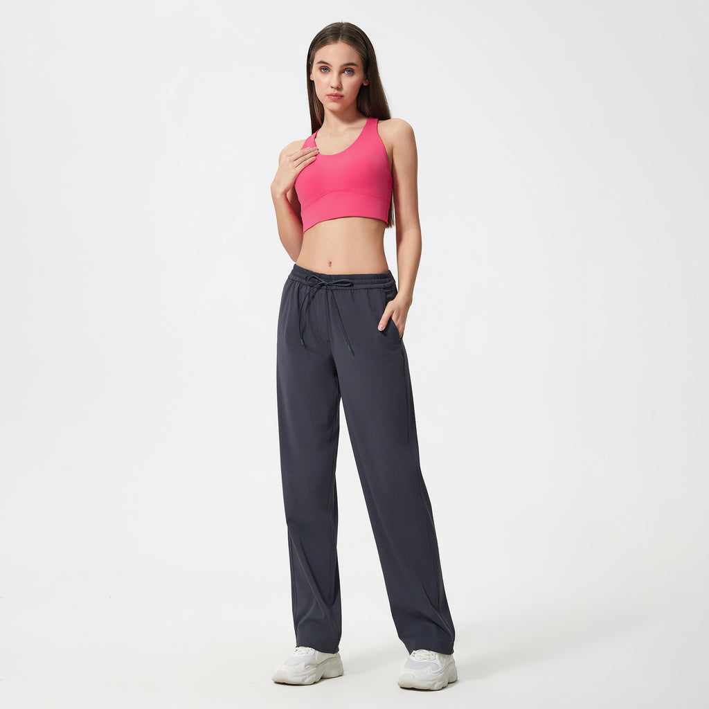 Soutien-gorge de yoga dos nu échancré et sculpté, ultra-résistant et antichoc, effet seconde peau, sous-vêtement de sport pour femme.