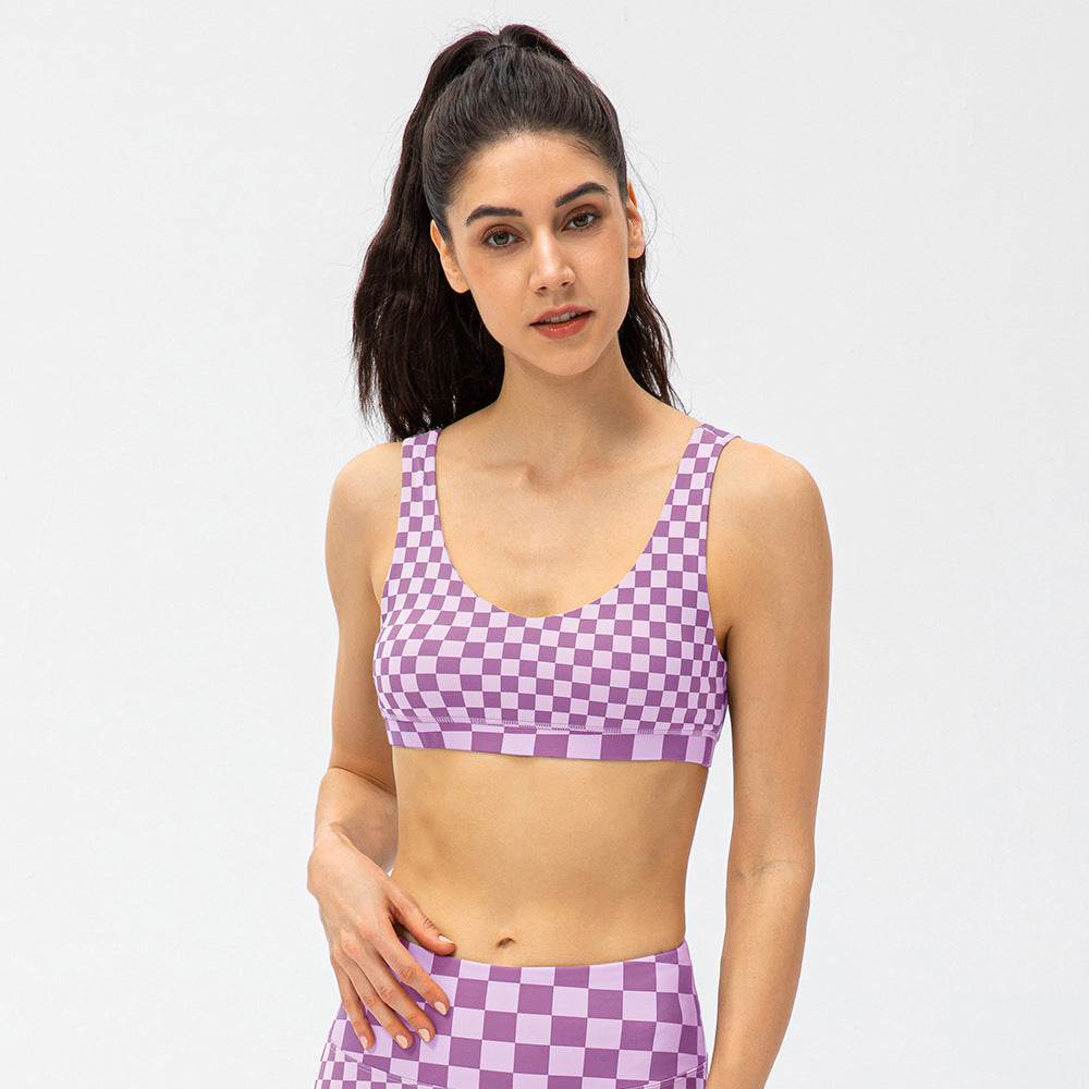 Purple Checkerboard