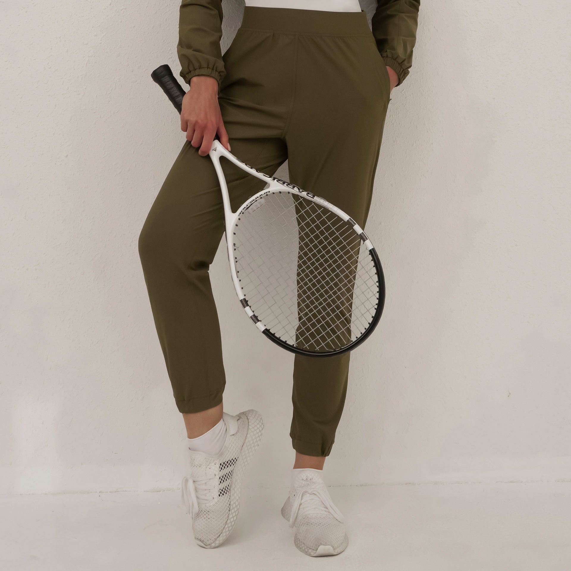 Quick Drying Track Pants Women Summer Thin Loose Tappered Ice Silk Sun Protection Slimming Harem Casual Pants