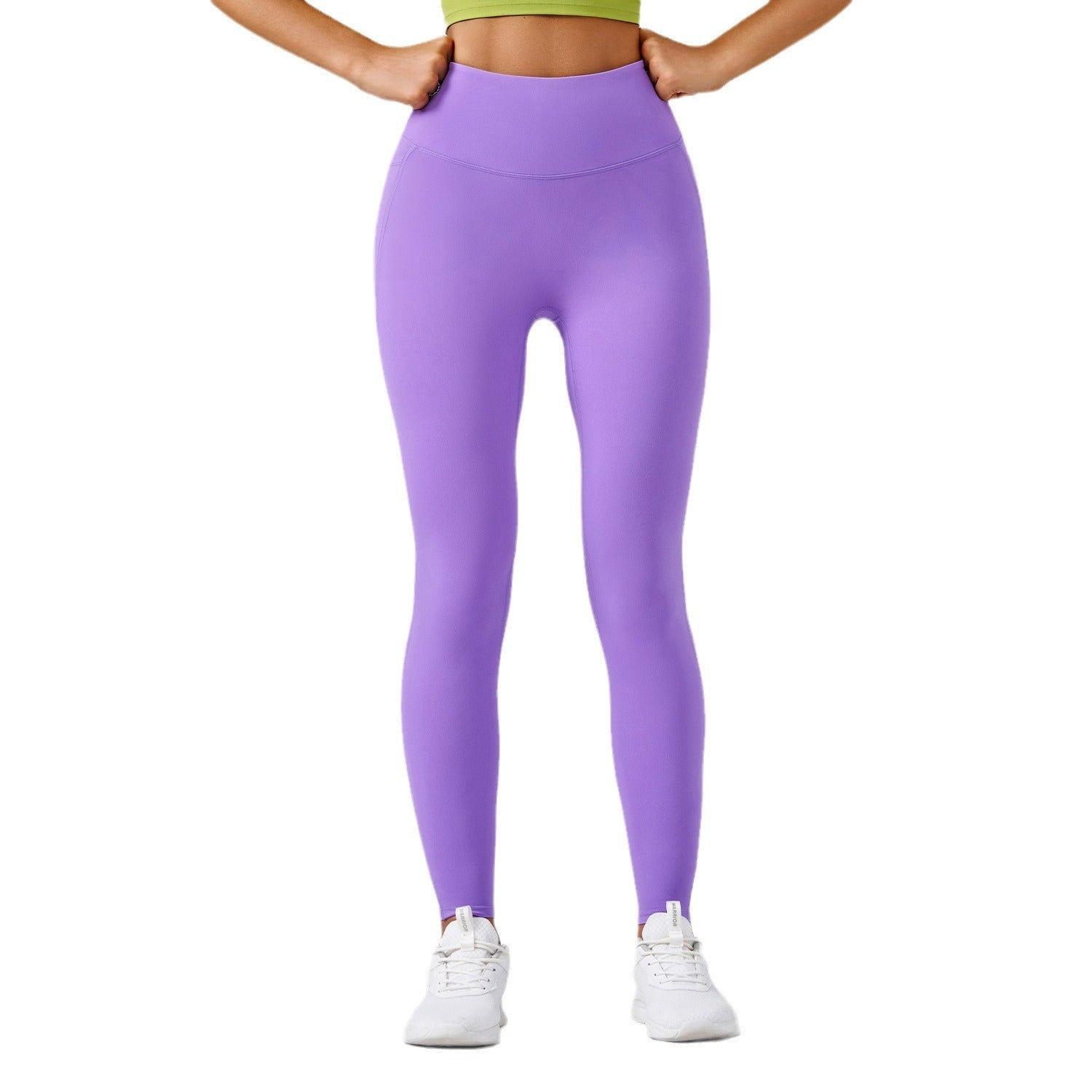 Brushed Yoga Pants Women Cloud Feeling No Embarrassment Line Pocket Yoga Clothes High Waist Peach Hip Trousers