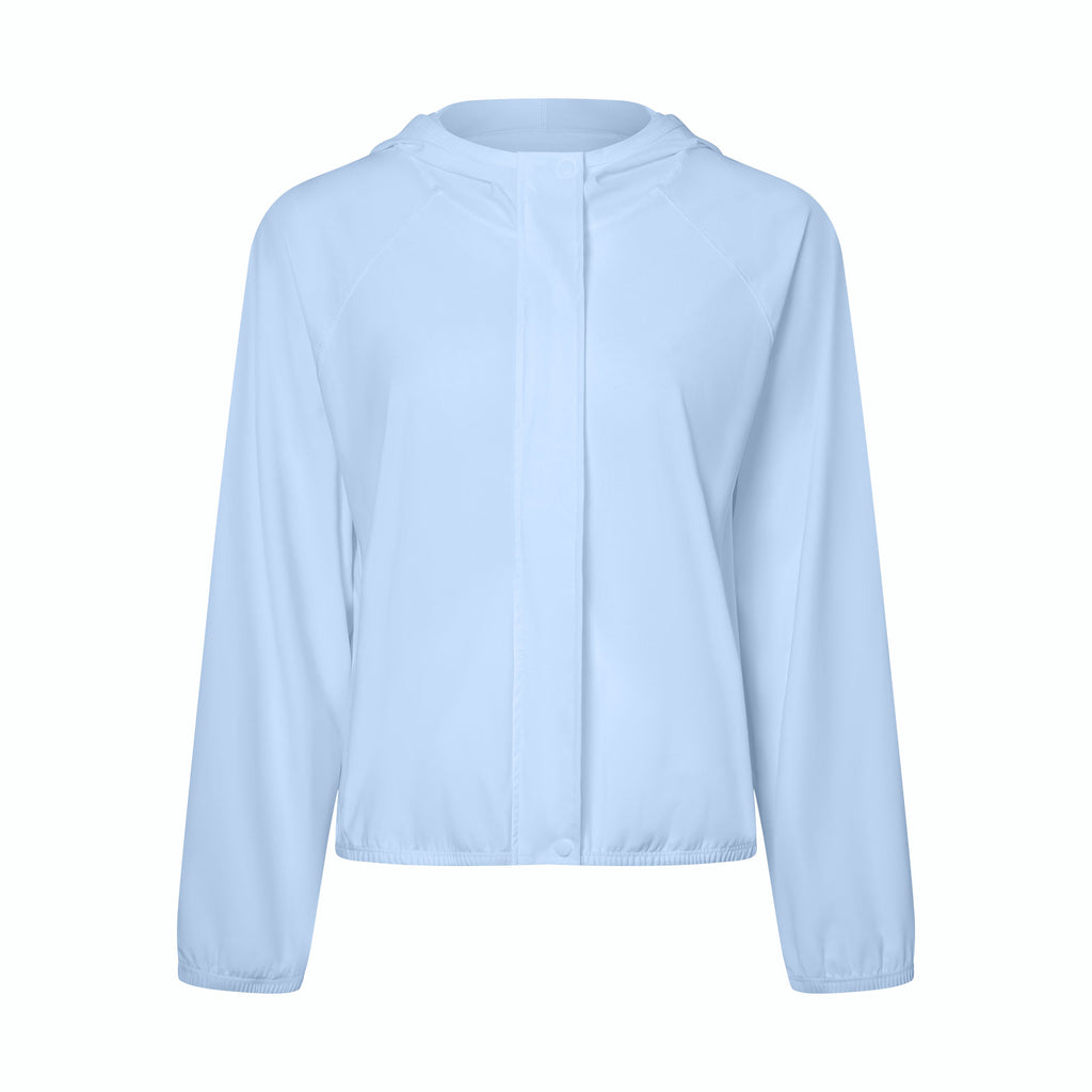 Sun Protection Coat Workout Clothes Women Sports Casual Coat Outdoor Hooded Thin Top Slim Uv Protection Sun Protection Clothing