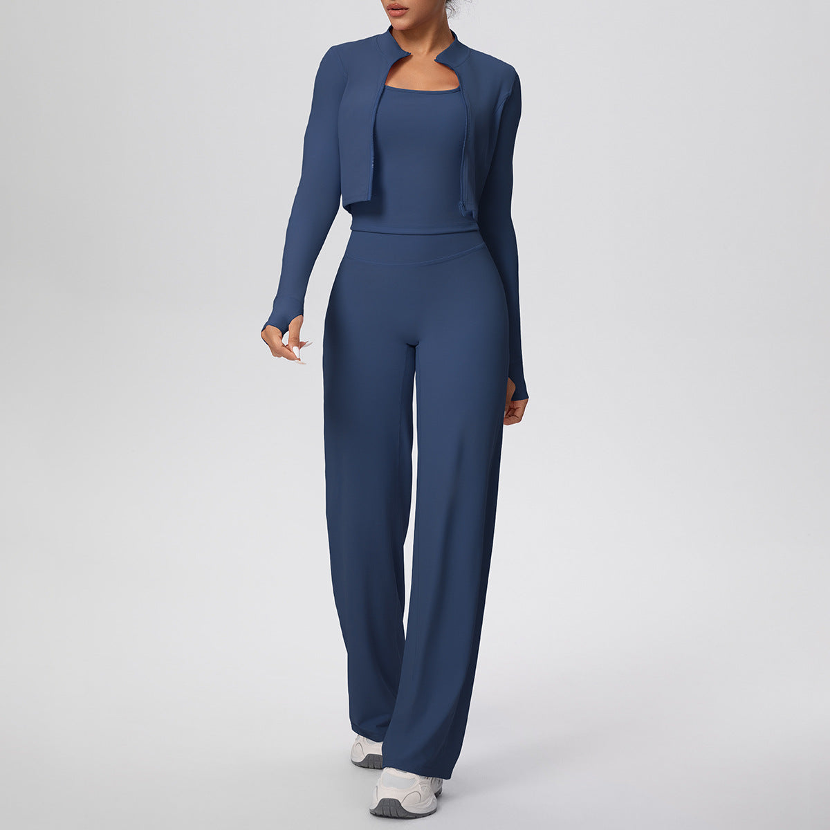 Three-Piece Set-Badge Blue