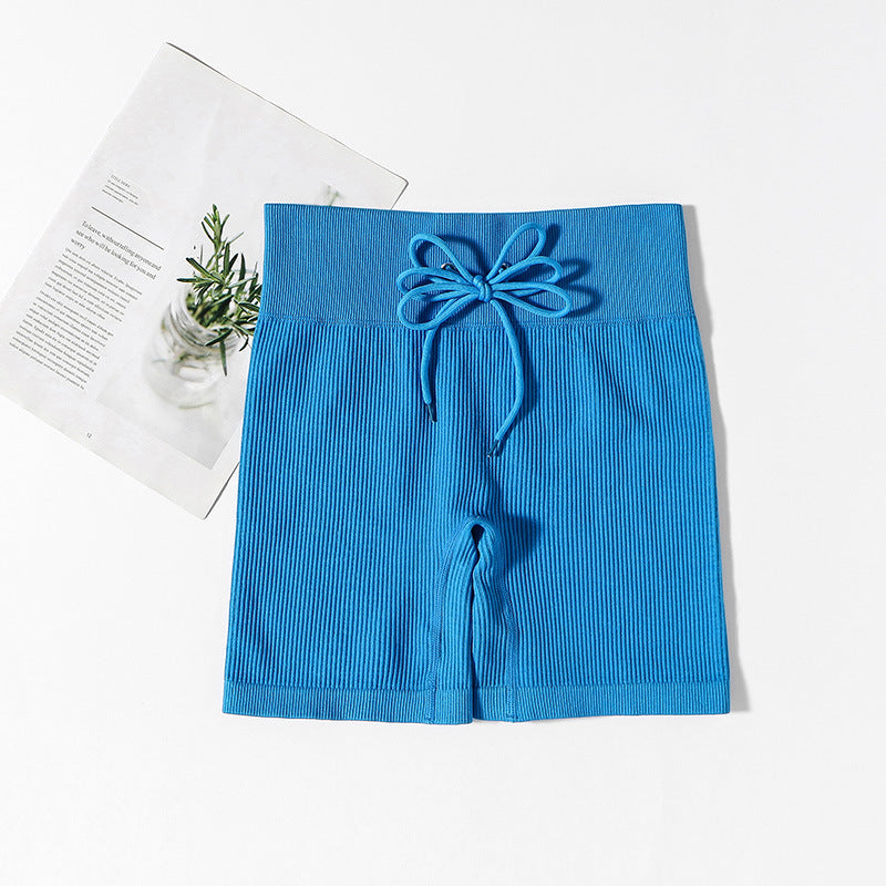 Blue Nude Feel Yoga Shorts