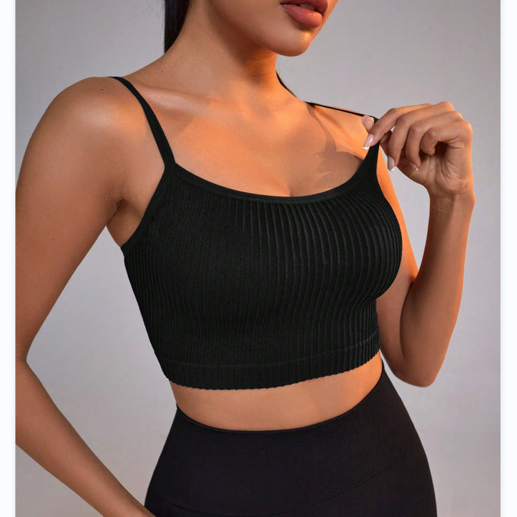 Sports Fitness Vest Sexy Beauty Back Yoga Straps Seamless Quick Drying Breathable Underwear