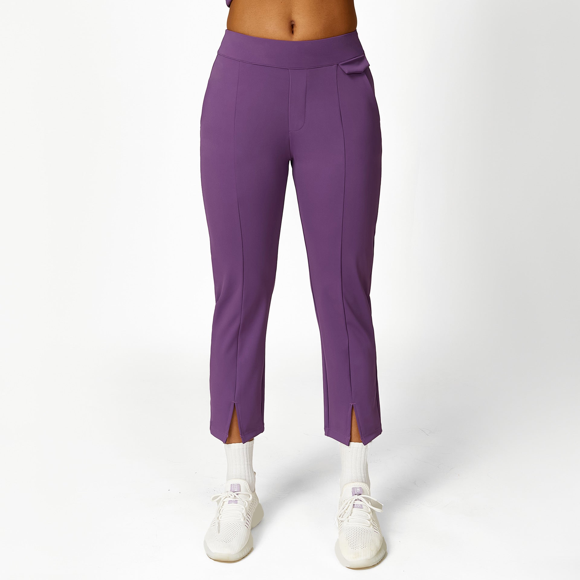 Gray Grape Purple Trousers