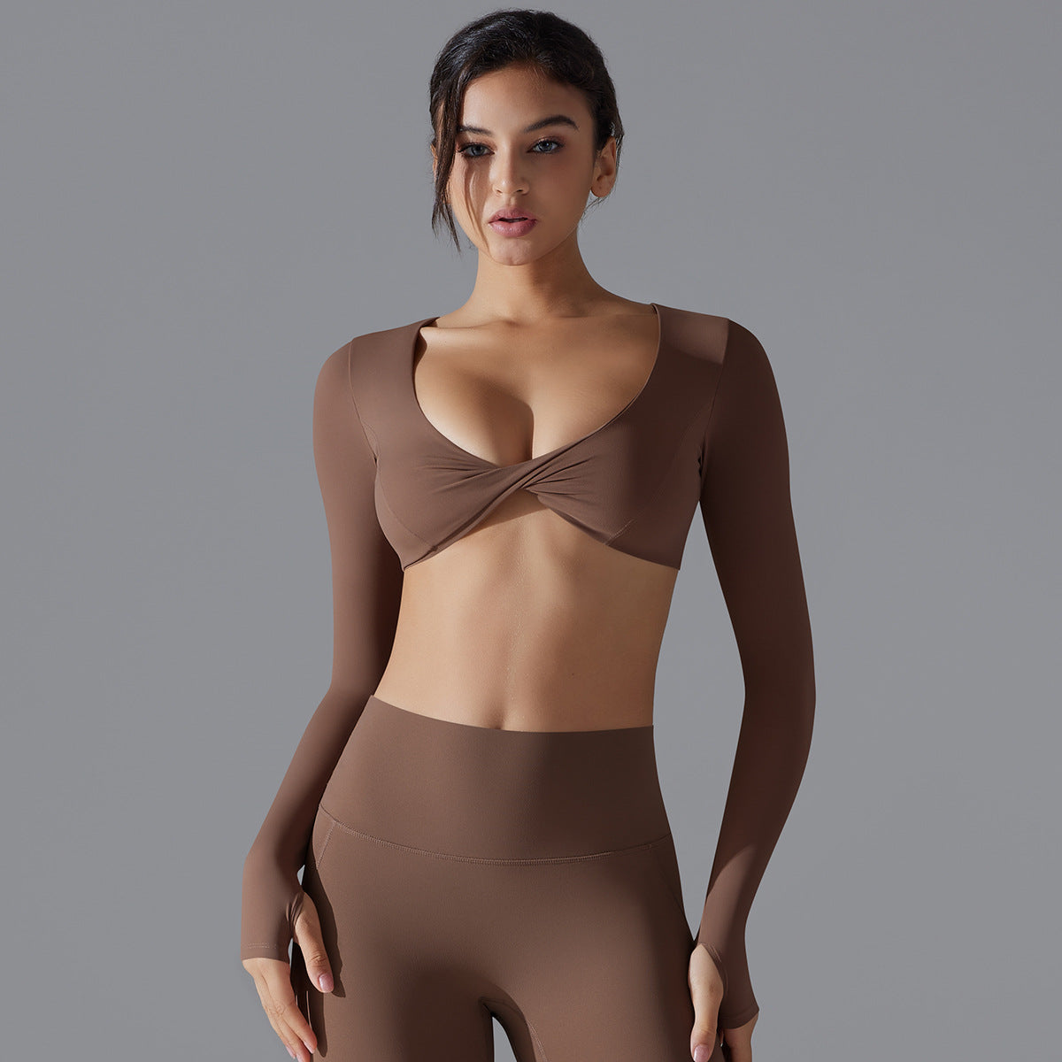 Long Sleeve-Chestnut