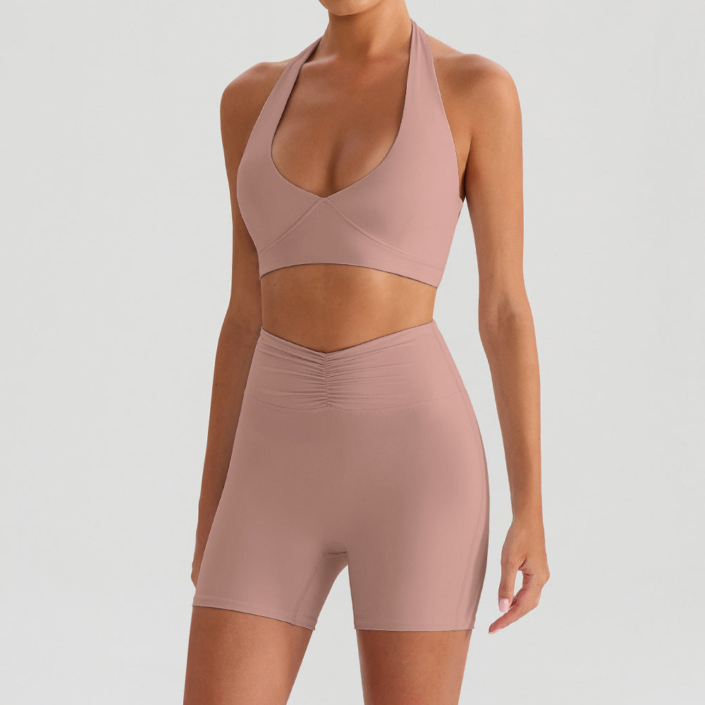 Deep Pink: Bra Shorts