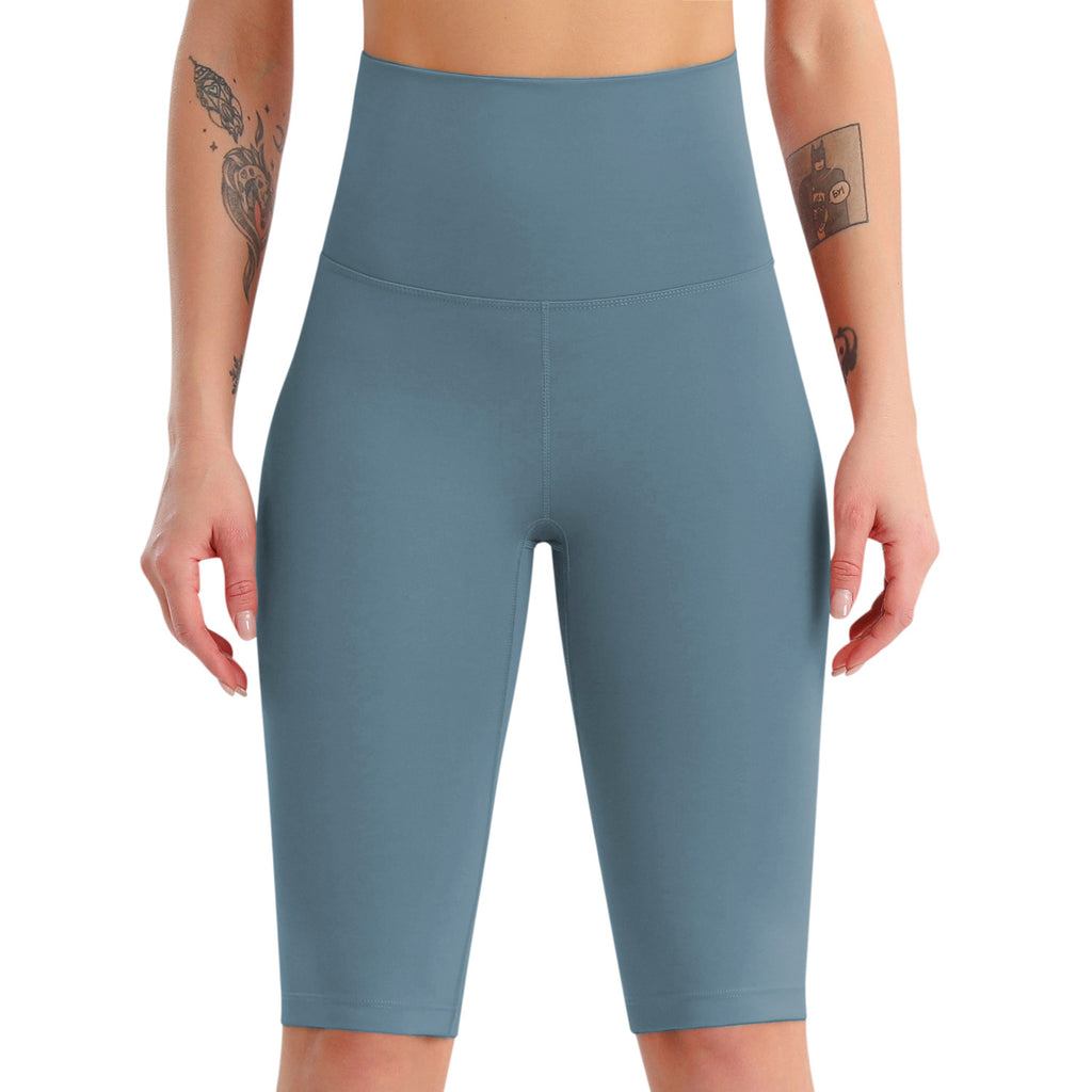 Pantalones de yoga para mujer, cintura alta, tacto nude, secado rápido, para fitness, correr, aeróbicos, mallas deportivas.