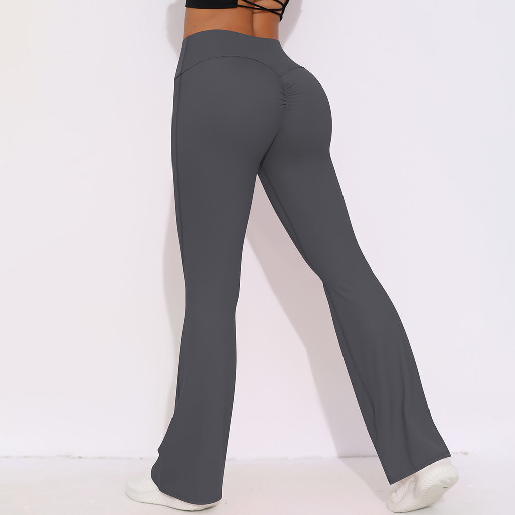 Pantalones cortos de cintura alta, transpirables, cepillados, elásticos, con realce de cadera, informales, con bolsillo, de pierna ancha, para correr, fitness y yoga.