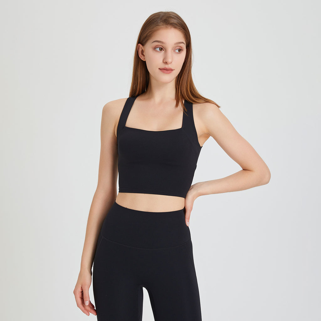 Ropa interior deportiva sin costuras y a prueba de golpes para mujer, sujetador push up para correr, yoga y entrenamiento.
