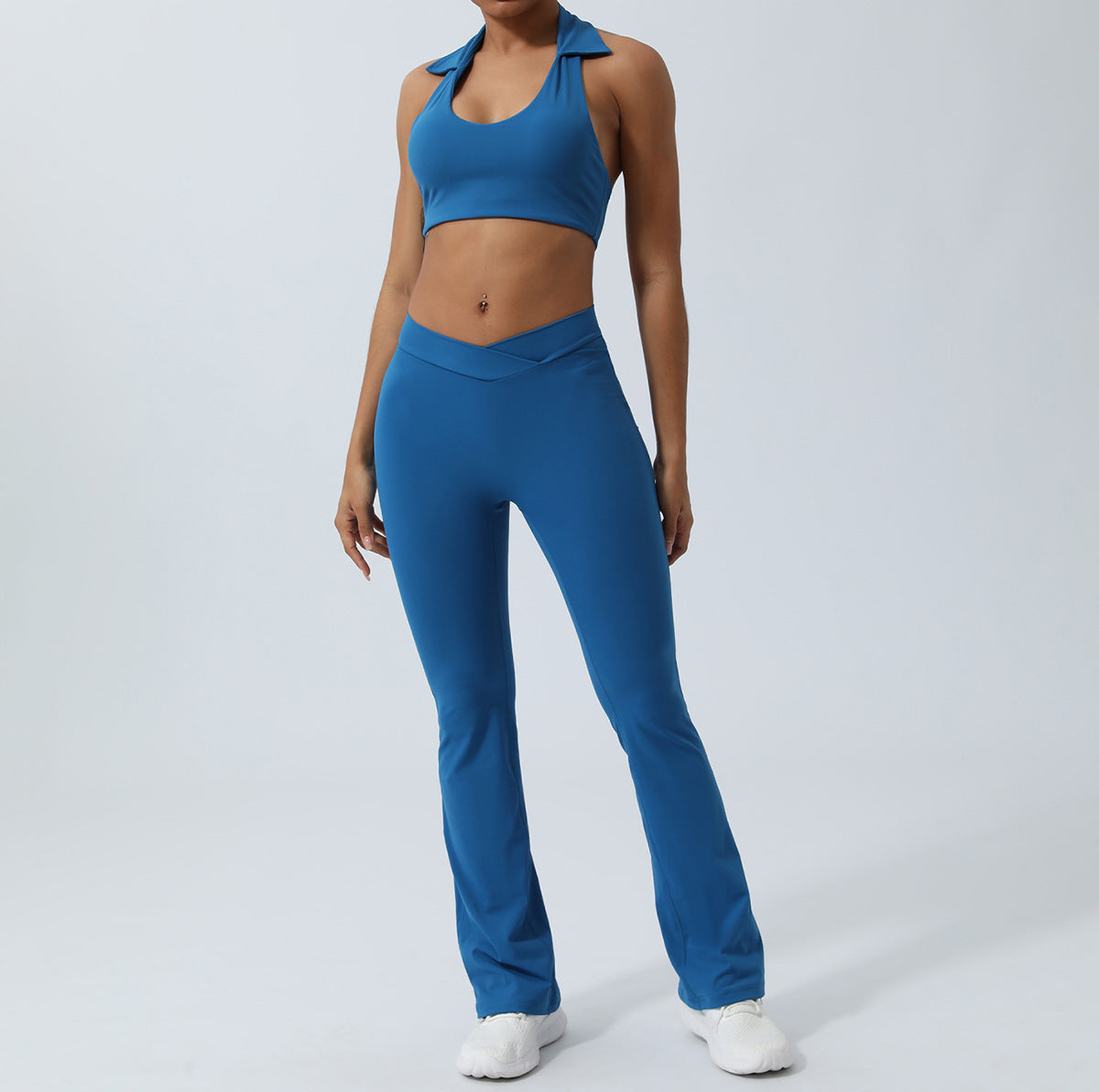 Navy Blue Trousers Suit