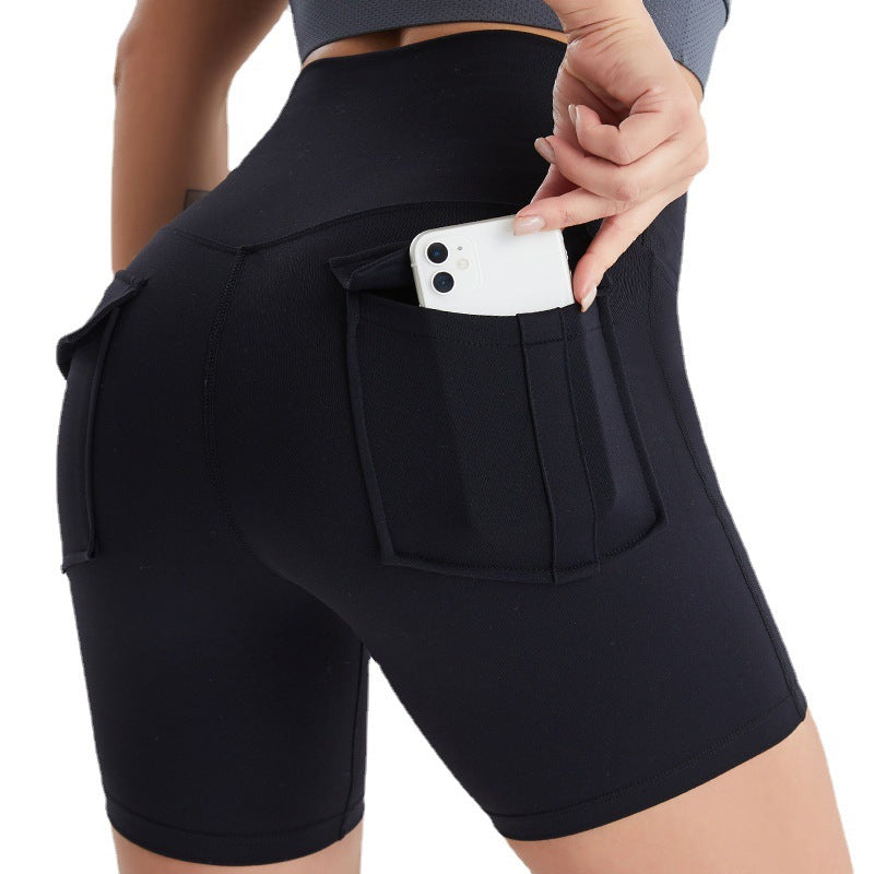 Sports Shorts Women High Waist Fitness Yoga Shorts Running Training Yoga Clothing
