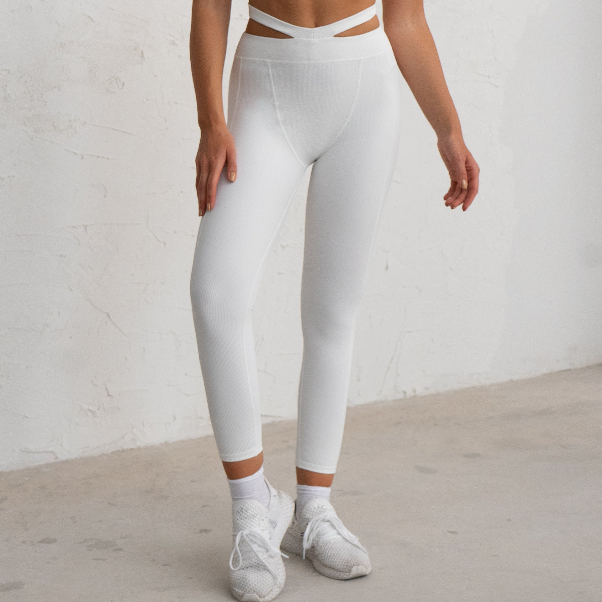 Optical White Trousers