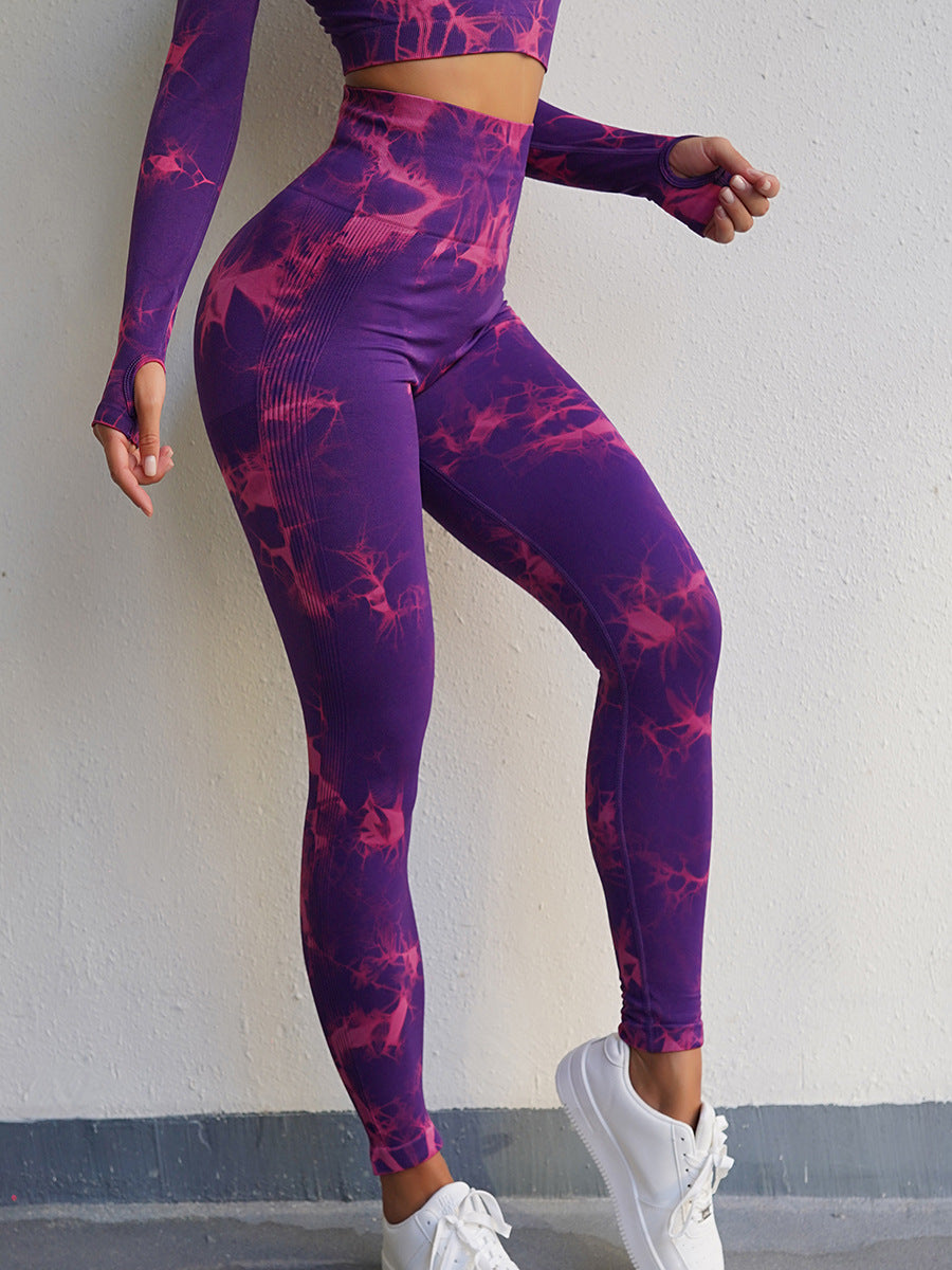 Purplish Red Yoga Trousers