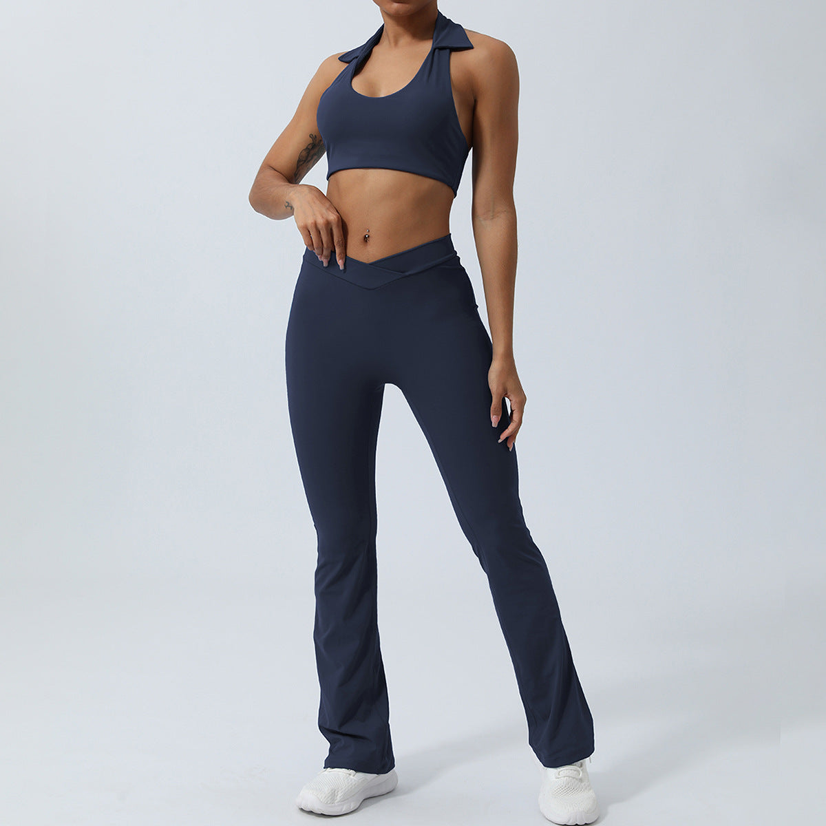 Dark Blue Trousers Suit